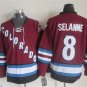 Colorado Avalanche 8 Teemu Selanne Ice Hockey Jerseys