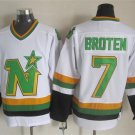 Minnesota North Stars 7 Neal Broten Ice Hockey Jerseys-3
