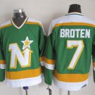 Minnesota North Stars 7 Neal Broten Ice Hockey Jerseys-1
