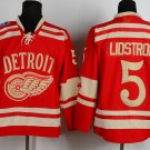 Detroit Red Wings 5 Nicklas Lidstrom Ice Hockey Jerseys-5