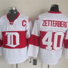 Detroit Red Wings 40 Henrik Zetterberg Ice Hockey Jerseys-1
