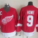 Detroit Red Wings 9 Gordie Howe Ice Hockey Jerseys-1