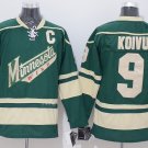 Minnesota Wild 9 Mikko Koivu Ice Hockey Jerseys-3