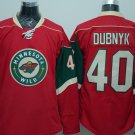 Minnesota Wild 40 Devan Dubnyk Ice Hockey Jerseys-2