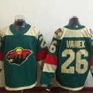 Minnesota Wild 26 Thomas Vanek Ice Hockey Jerseys-1