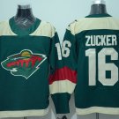Minnesota Wild 16 Jason Zucker Ice Hockey Jerseys-1