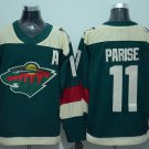 Minnesota Wild 11 Zach Parise Ice Hockey Jerseys-1