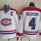 Montreal Canadiens 4 Jean Beliveau Ice Hockey Jerseys-2