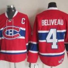 Montreal Canadiens 4 Jean Beliveau Ice Hockey Jerseys-1