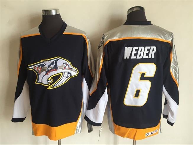 Nashville Predators 6 Shea Weber Ice Hockey Jerseys