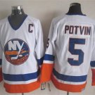 New York Islanders 5 Denis Potvin Ice Hockey Jerseys-3