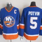New York Islanders 5 Denis Potvin Ice Hockey Jerseys-2