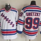New York Rangers 99 Wayne Gretzky Ice Hockey Jerseys-3