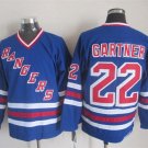 New York Rangers 22 Mike Gartner Ice Hockey Jerseys