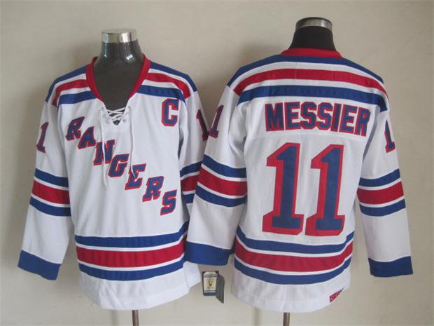New York Rangers 11 Mark Messier Ice Hockey Jerseys-6