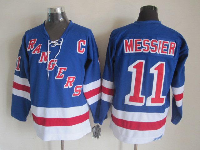 New York Rangers 11 Mark Messier Ice Hockey Jerseys-4