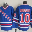 New York Rangers 10 Ron Duguay Ice Hockey Jerseys-1