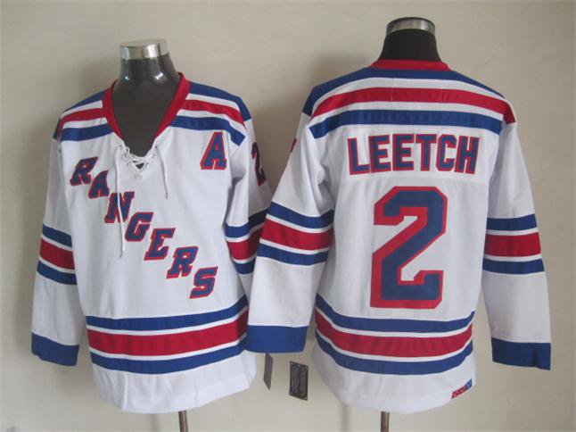 New York Rangers 2 Brian Leetch Ice Hockey Jerseys-7