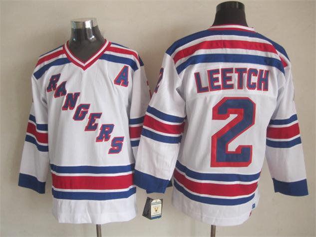New York Rangers 2 Brian Leetch Ice Hockey Jerseys-6