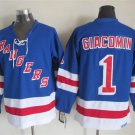 New York Rangers 1 Eddie Giacomin Ice Hockey Jerseys-1