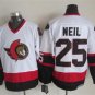 Ottawa Senators 25 Chris Neil Ice Hockey Jerseys
