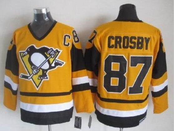 Pittsburgh Penguins 87 Sidney Crosby Ice Hockey Jerseys-9