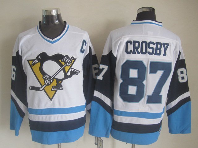 Pittsburgh Penguins 87 Sidney Crosby Ice Hockey Jerseys-5