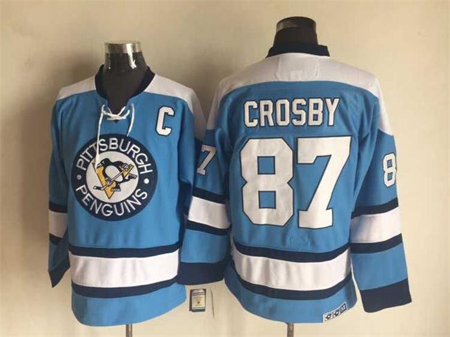 Pittsburgh Penguins 87 Sidney Crosby Ice Hockey Jerseys-2