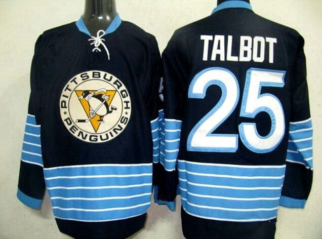 Pittsburgh Penguins 25 Maxime Talbot Ice Hockey Jerseys