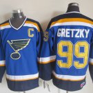 St. Louis Blues 99 Wayne Gretzky Ice Hockey Jerseys-3