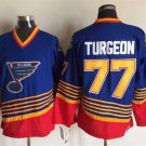 St. Louis Blues 77 Pierre Turgeon Ice Hockey Jerseys