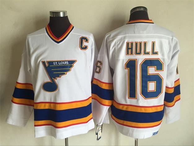 St. Louis Blues 16 Brett Hull Ice Hockey Jerseys-5