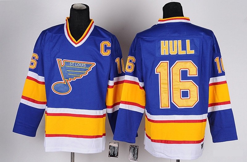 St. Louis Blues 16 Brett Hull Ice Hockey Jerseys-4