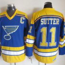 St. Louis Blues 11 Brian Sutter Ice Hockey Jerseys-1