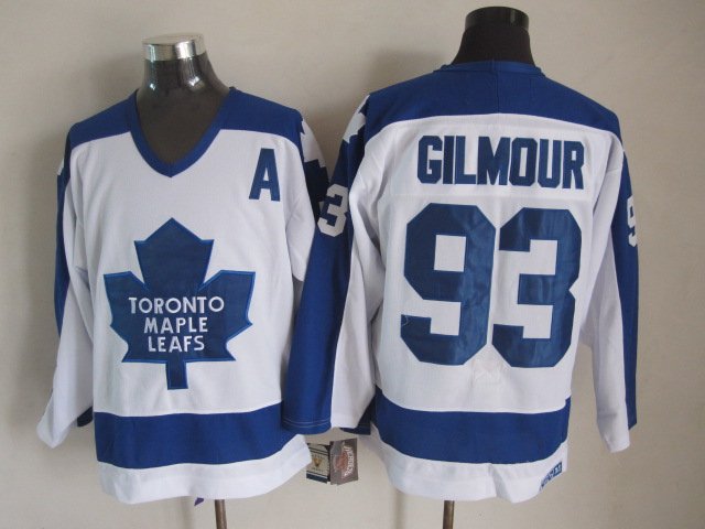 Toronto Maple Leafs 93 Doug Gilmour Ice Hockey Jerseys-8