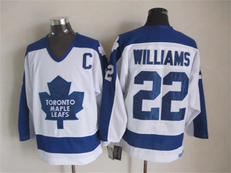 Toronto Maple Leafs 22 tiger Williams Ice Hockey Jerseys-2