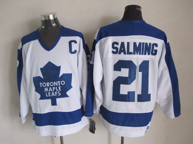 Toronto Maple Leafs 21 Borje Salming Ice Hockey Jerseys