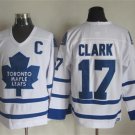 Toronto Maple Leafs 17 Wendel Clark Ice Hockey Jerseys-1