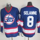 Winnipeg Jets 8 Teemu Selanne Ice Hockey Jerseys-1