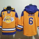 Los Angeles Lakers 6 LeBron James Hoodies