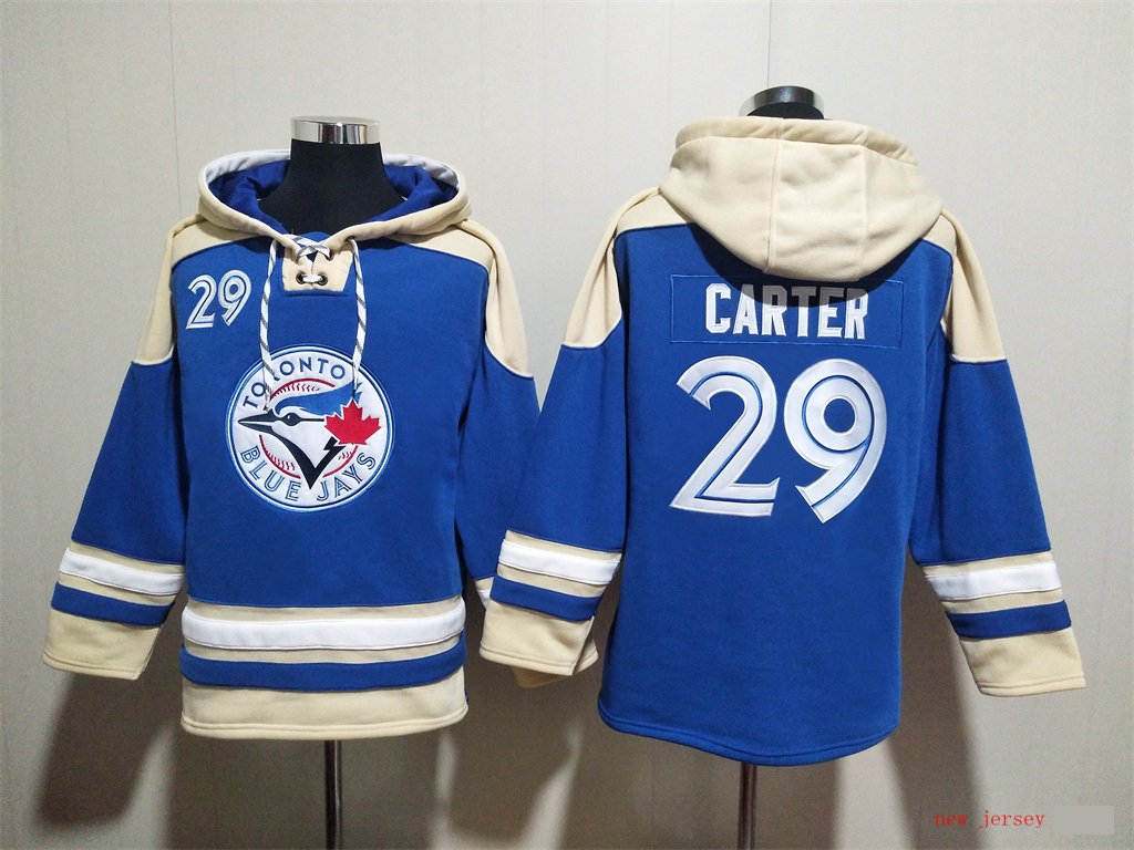 Toronto Blue Jays 29 Joe Carter Hoodies