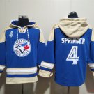 Toronto Blue Jays 4 George Springer Hoodies