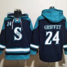 Seattle Mariners 24 Ken Griffey Hoodies