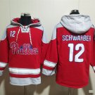 Philadelphia Phillies 12 Kyle Schwarber Hoodies