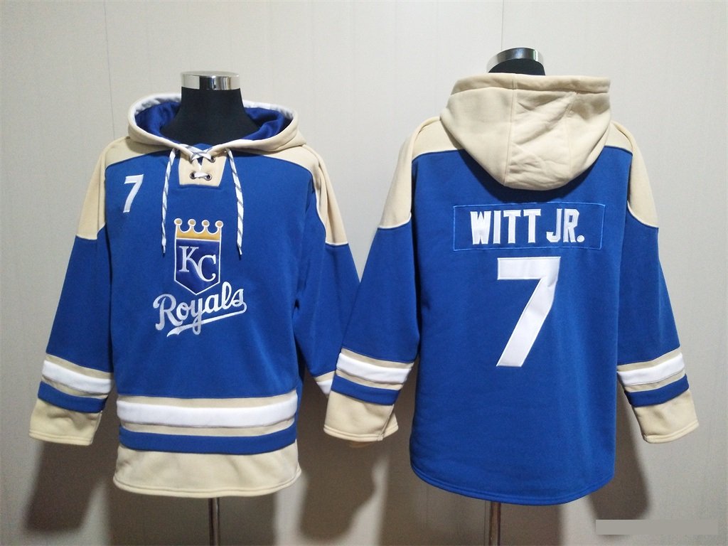 Kansas City Royals 7 Bobby Witt Jr. Hoodies
