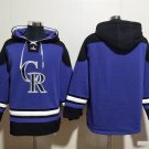 Colorado Rockies Blank Hoodies