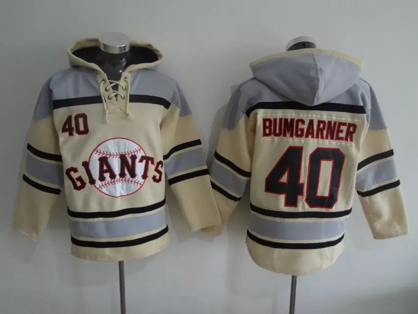 San Francisco Giants 40 Madison Bumgarner Hoodies