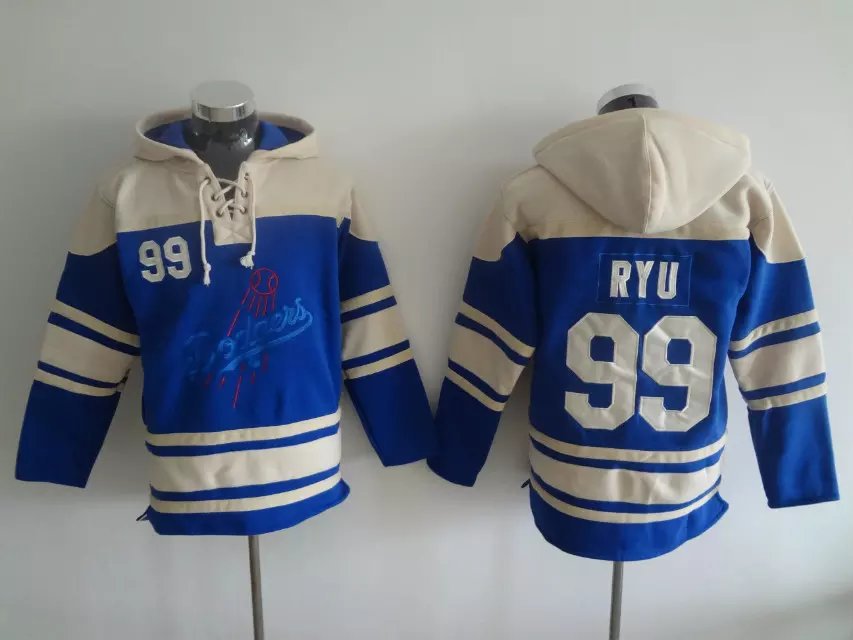 Los Angeles Dodgers 99 Hyun-jin Ryu Hoodies-2