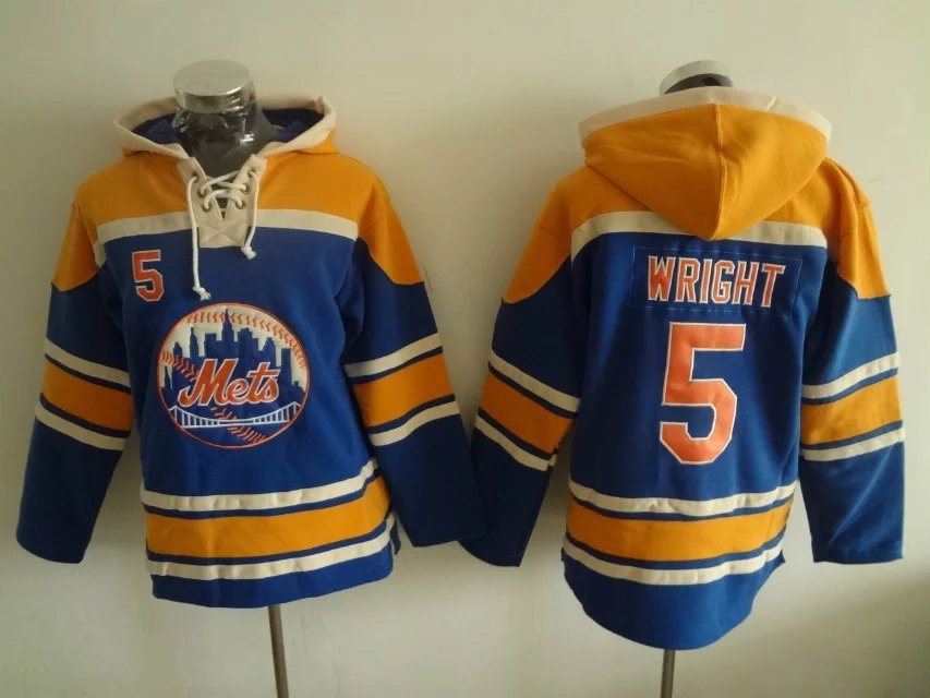 New York Mets 5 David Wright Hoodies