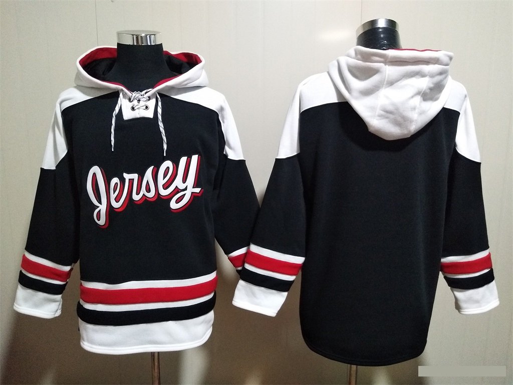 New Jersey Devils Blank Hoodies-1